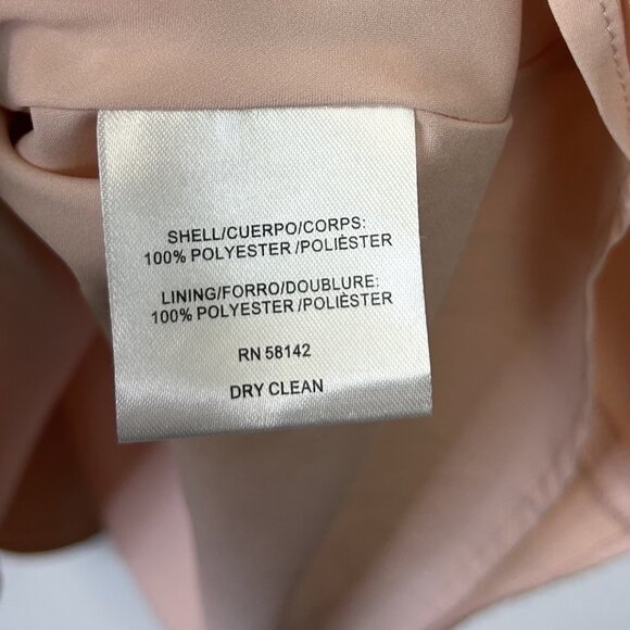 Gal Meets Glam Debbie Satin Dress Women’s Size 6 Pink - Picture 7 of 11